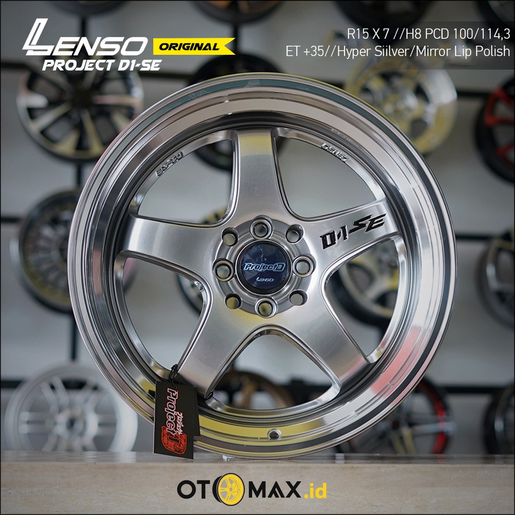 Jual Velg Mobil Lenso Project D1-SE Ring 15 Silver | Shopee Indonesia