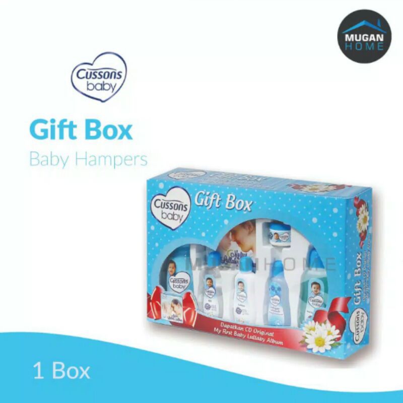 CUSSONS BABY GIFT BOX/PERLENGKAPAN MANDI/1 SET KADO/PAKET KADO/BAYI BABY