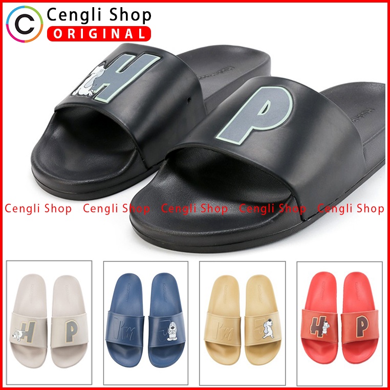 SANDAL SLIDE HUSH PUPPIES PRIA ORIGINAL CASUAL BRANDED HM325