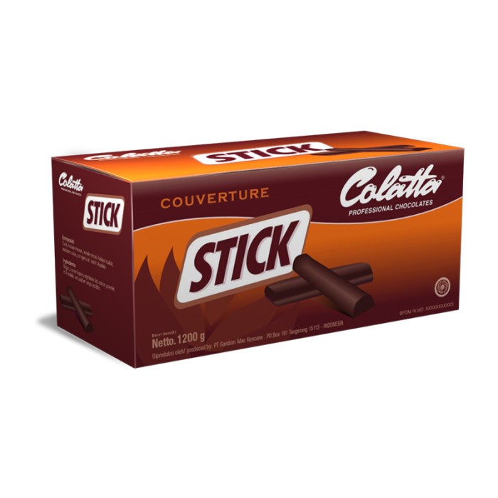 Chocolate Stick Couverture Colatta Bake Stable 1.2 Kg