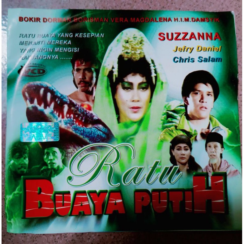 VCD original ratu buaya putih Suzanna