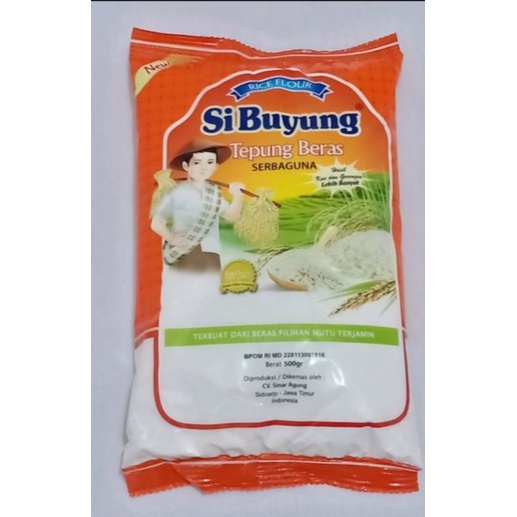 (PROMO 12.12) tepung beras si buyung 500gr