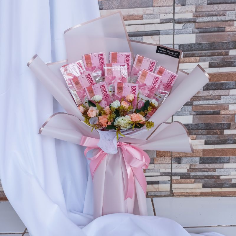 MONEY BOUQUET - buket uang pecahan 100 ribu buket uang murah buket 100k