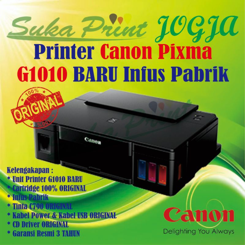Printer Canon G1010 New Infus Pabrik