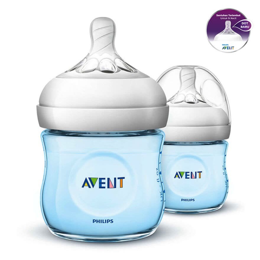 PHILIPS AVENT NATURAL TWIN BOTTLE 4OZ 125ML