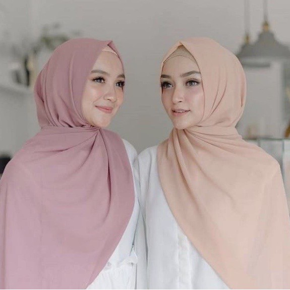 PASHMINA Hijab Diamond Tali (JAHIT TEPI) / Kerudung Pashmina Sabyan Diamond Italiano PART 1-2