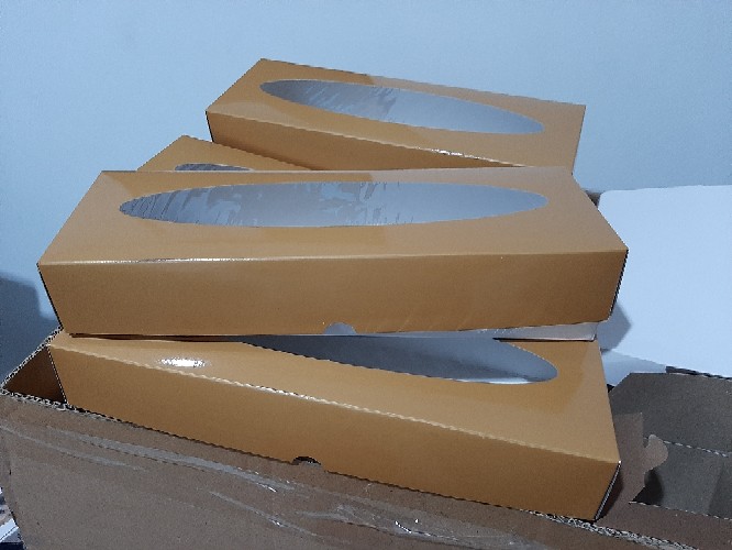 Isi 10pcs Dus Brownies Gold / Dus Kue Cake Bolu Brownies Kotak Emas Uk 10x20 / Uk 10x22 / 10x30 Cm