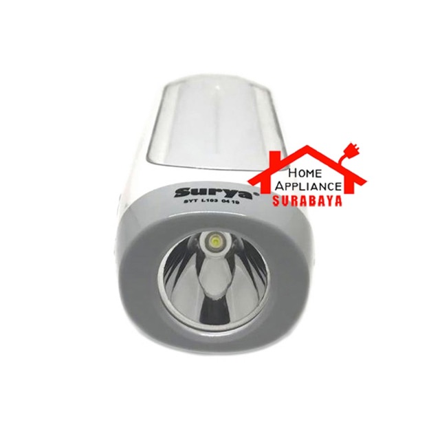 Lampu Senter Emergency Lamp Surya SYT L 103 L103 20 SMD LED + 1W Super LED