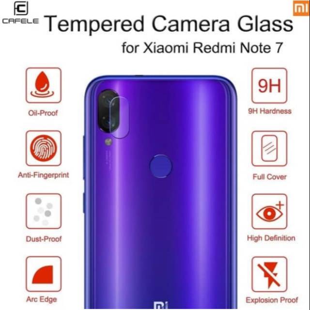 Tempered Glass Camera Redmi Note 7 - Anti Gores Kamera Xiaomi Redmi Note 7 - SC