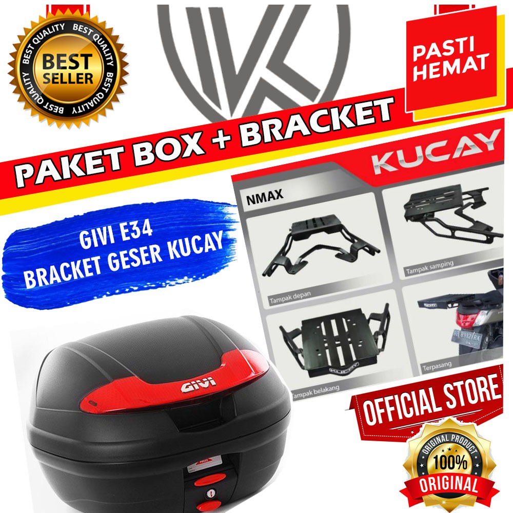 Jual Promo Paket Bracket Geser Kucay Box Givi E N Shopee Indonesia