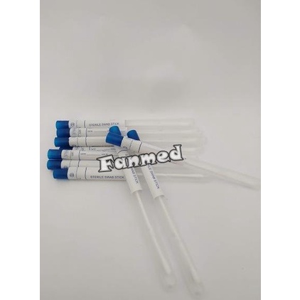Stick Cotton Sterile Swab VTM Viral Transport Medium Virus Corona PCS