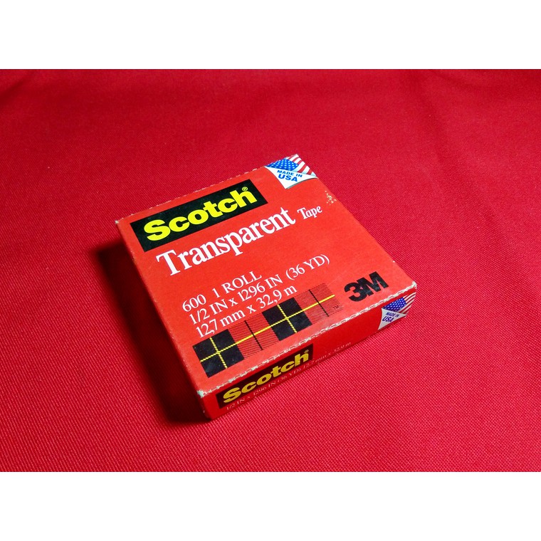 

3M Scotch 600 Transparent tape 1/2"x 1296" (36y) ( IRRA STORE )