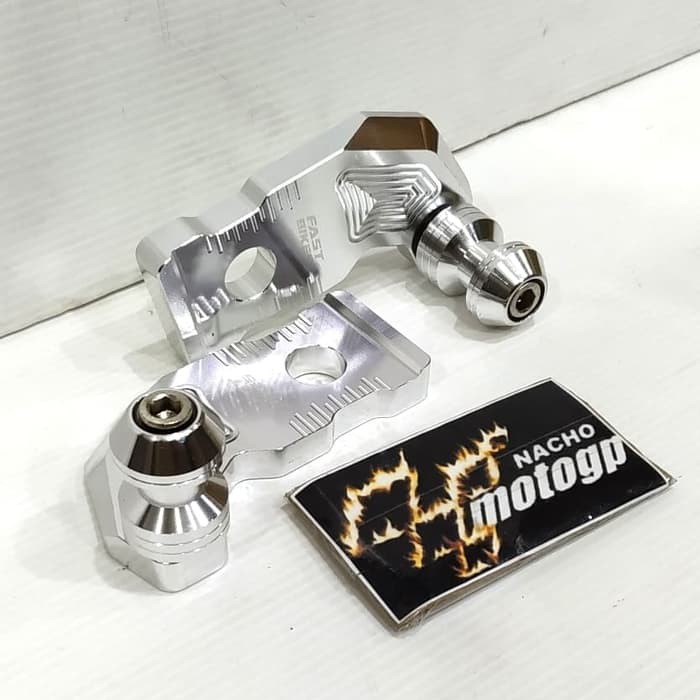 jalu paddock plus setelan rantai yamaha R15 V3 silver