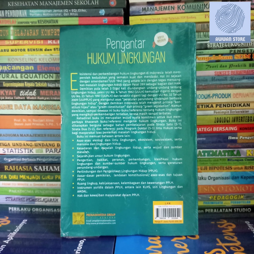 Buku - Pengantar Hukum Lingkungan - Prenada - Yunus Wahid-3