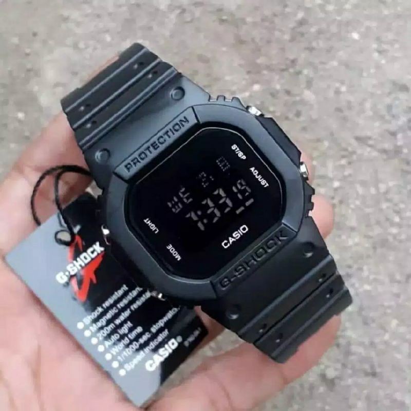 BEST SELLER CASIO G-SHOCK DW-5600 GLS-DW 5600 PREMIUM QUALITY FULL BLACK