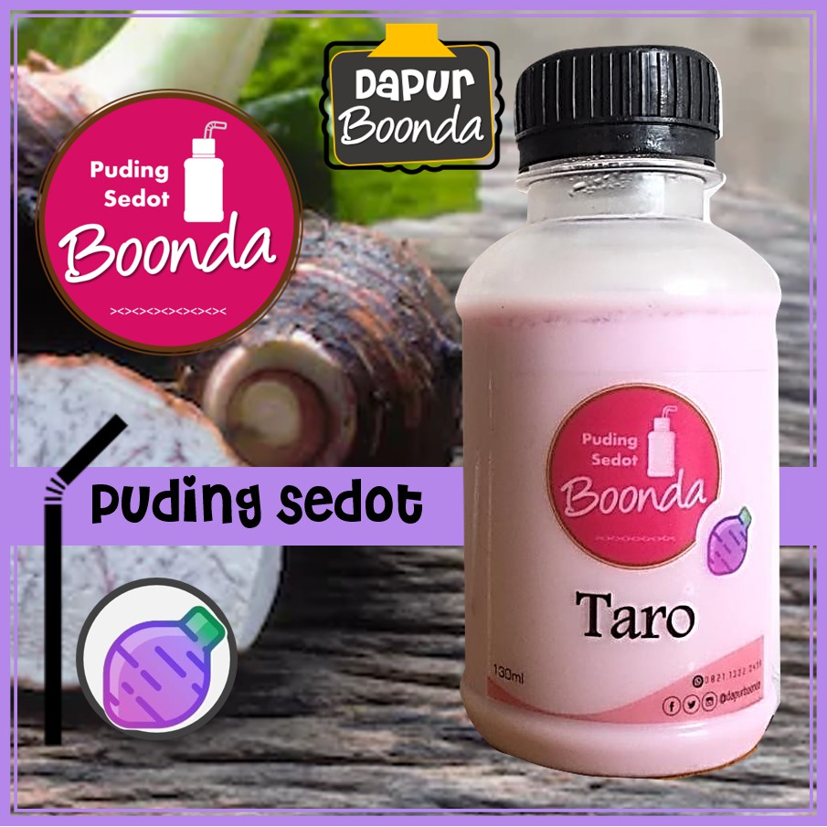 

Puding Silky Sedot TARO 125ml