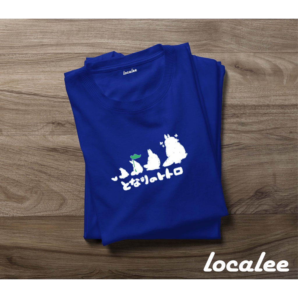 TOTORO GHIBLI JAPAN TSHIRT- KAOS TOTORO BENHUR TSHIRT-KAOS PROMO SABLON TOTORO WANITA PRIA- UNISEX T