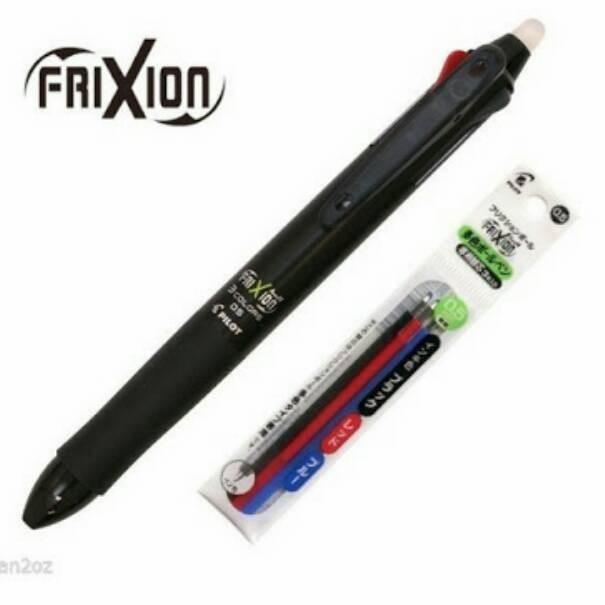 

♧ Pilot Pen frixion 3in1 ( bisa dihapus ) ◊