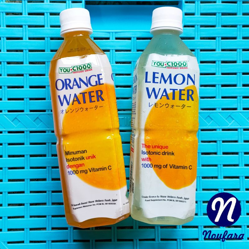 YOU C1000 UC1000 Vitamin C Orange Water Lemon Water 500 ml