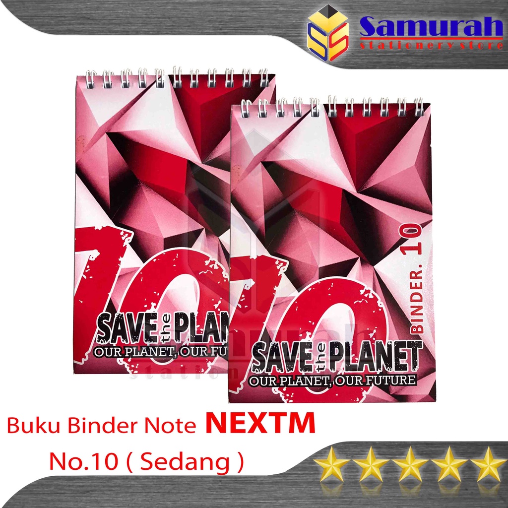 

Buku Catatan Next-M Sedang No.10 Garis / Binder Note Next M Medium no 10 / Buku Jurnal Ring Saku Tanggung Bergaris 9,5 x 15 cm