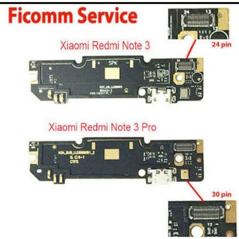 CONNECTOR CHARGER XIAOMI REDMI NOTE 3 &amp; NOTE 3 PRO