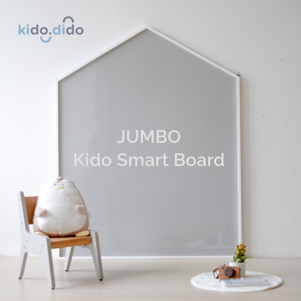 

[JUMBO] Magnetic Kido Smart Board - Birthday Bundle - Papan Tulis Anak Magnetik - Mainan Edukasi Montessori Kayu