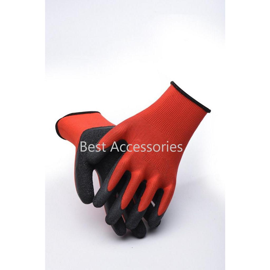 Sarung Tangan Kerja Proyek Tukang Bangunan Non Slip Safety Glove LG600