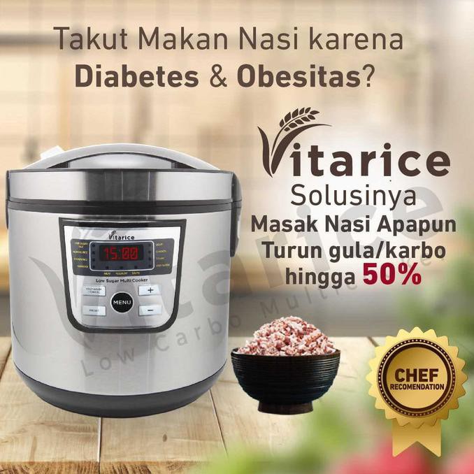 NEW / VITARICE Low Carbo Rice cooker vs Keuken Recooker Dr Duck Bolde / BERKUALITAS