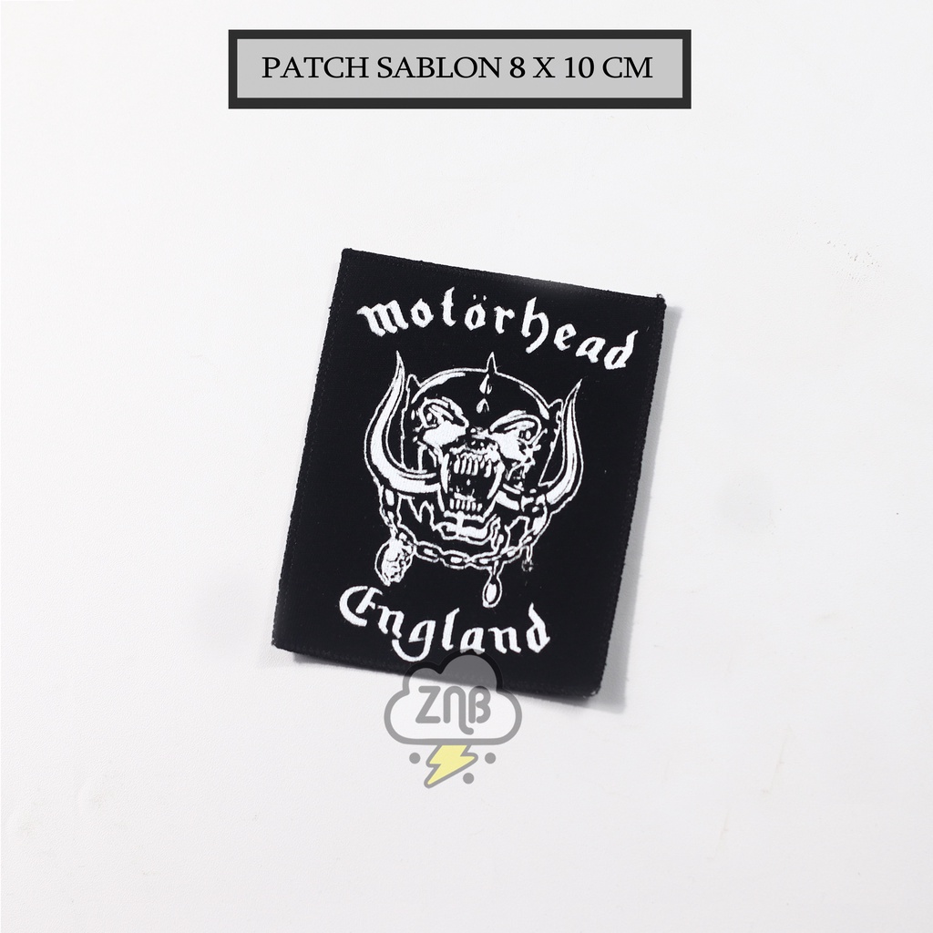 BACKPATCH BORDIR MOTORHEAD PATCH MOTOR EMBLEM TEMPELAN JAKET DAN ROMPI