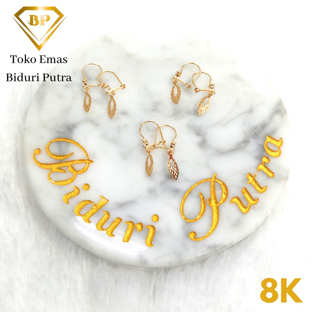 ANTING DESI EMAS ASLI KADAR 8K/375 toko emas biduri putra - toko mas asli - anting emas kadar 375 - anting emas muda - perhiasan emas asli - anting emas termurah - toko emas purbalingga