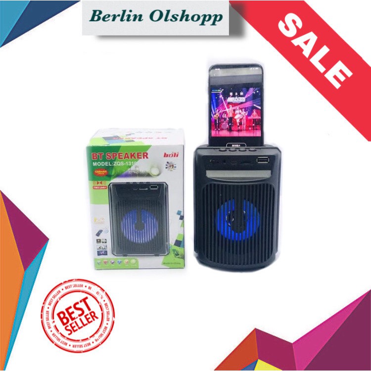 SPEAKER PORTABLE BLUETOOTH ZQS - 1310 WIRELESS SUPER BASS