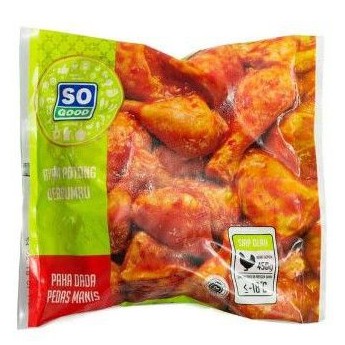 

so good ayam potong bumbu pedas manis paha dada 450gr