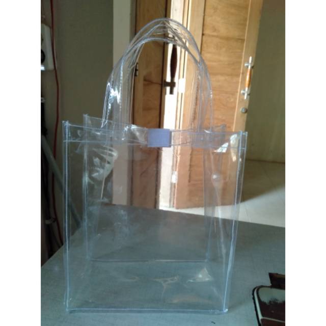 

Tas mika bening uk 20x23x10