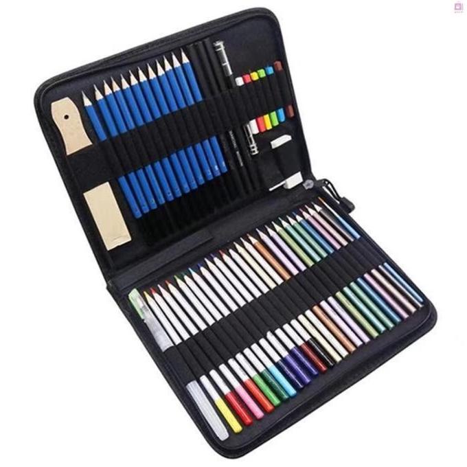 

G & M 51 PCS / SET PENSIL WARNA METALIK LARUT DALAM AIR UNTUK DSF5456465