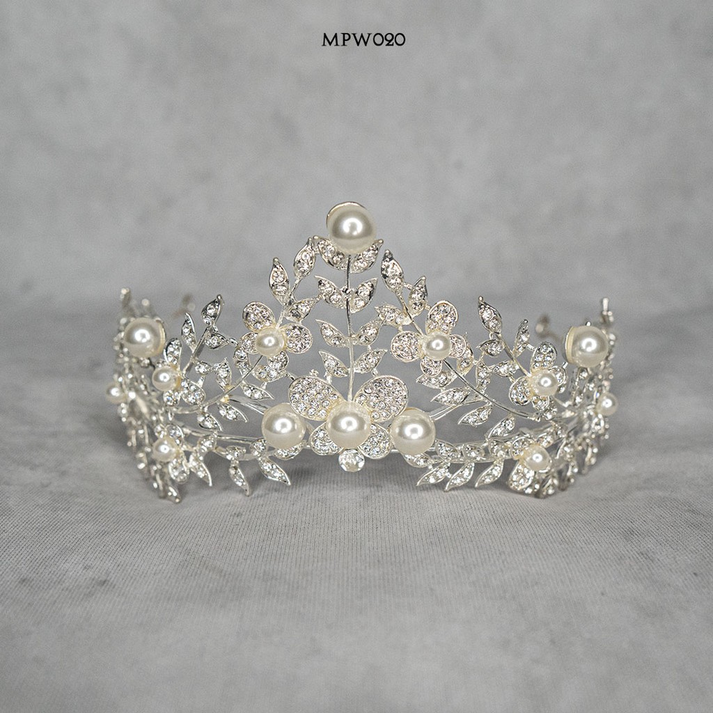 [PRODUK TERMURAH] MAHKOTA PENGANTIN PESTA CROWN WEDDING AKSESORIS MPW020