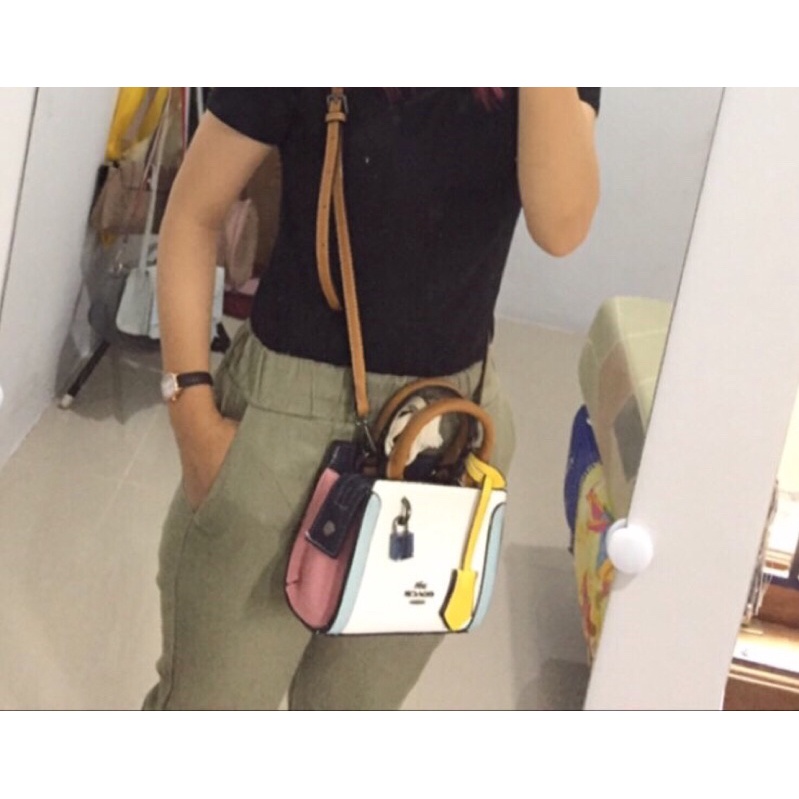 preloved tas coach micro zoe