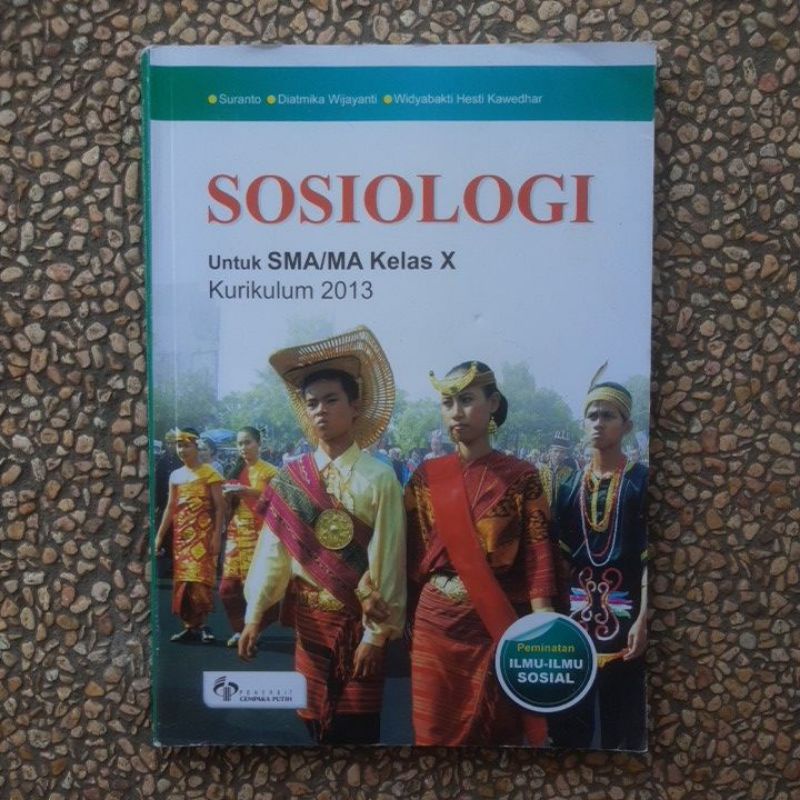 buku Sosiologi sma kelas 10 kurikulum 13.Cempaka putih