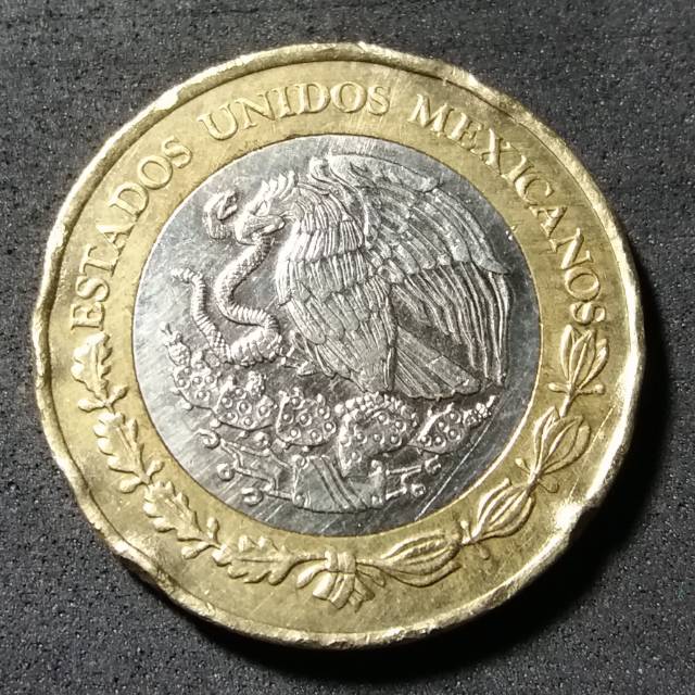 KOIN BIMETAL MEXICO 10 PESOS