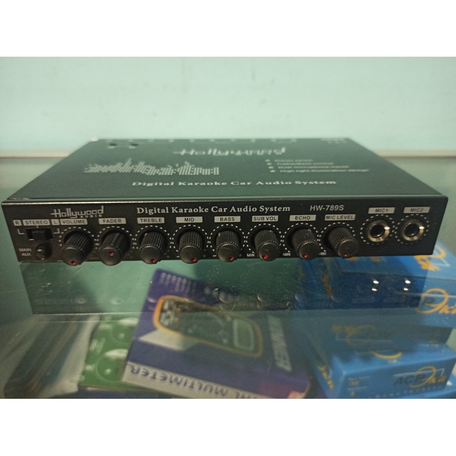 EQUALIZER pre amp AUDIO MOBIL KARAOKE HOLLYWOOD