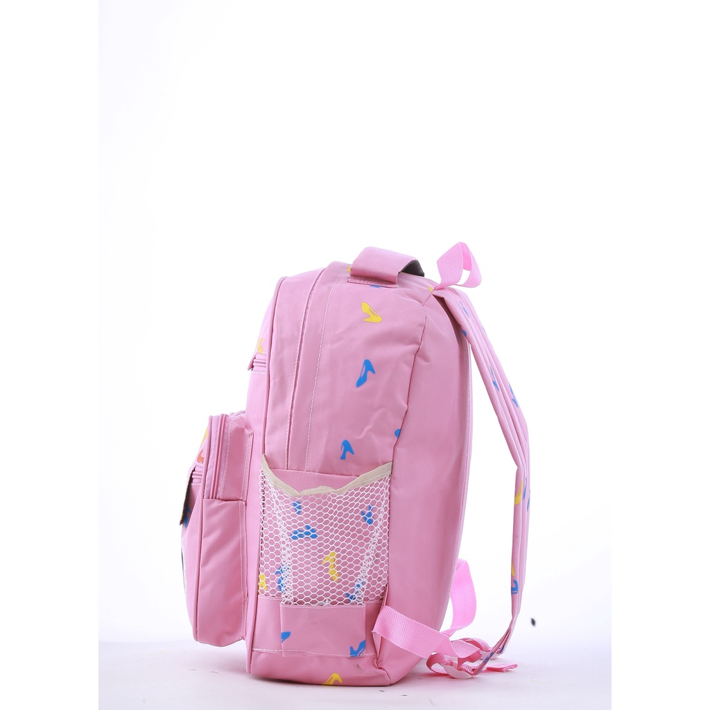 BUY 1 GET 1 tas anak perempuan ransel sekolah-ngaji GSL-430 branded tas anak lucu cantik warna pink