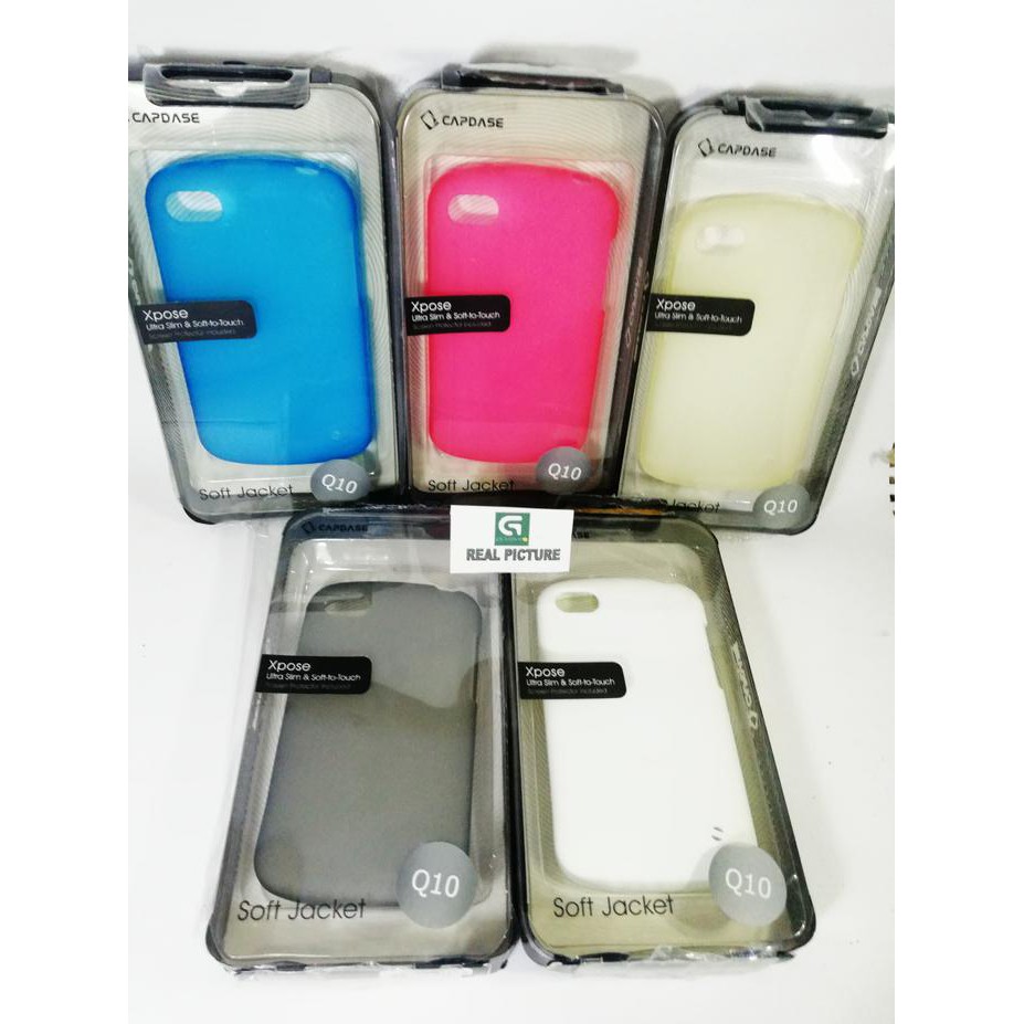 CHASING CASE SILIKON BB BLACKBERRY Q10 SOFT COVER BBQ10 CAPDASE CASING KODE SERI 1237 BACA.3