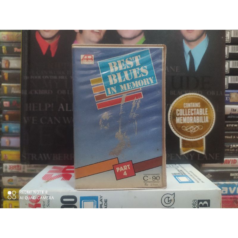 Kaset Pita : BEST BLUES IN MEMORY PART. 4 C-90.