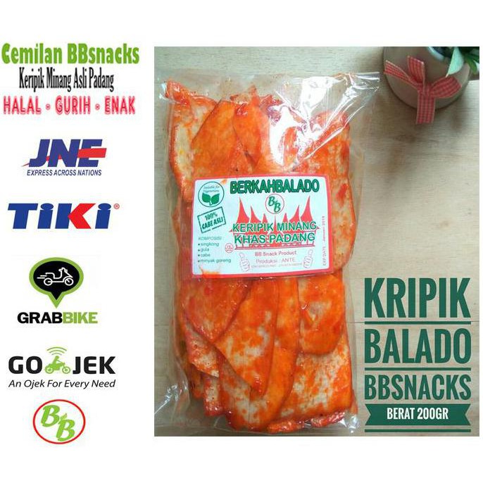 

RASALOKAL PAKET 5 BKS KERIPIK BALADO BBSNACKS