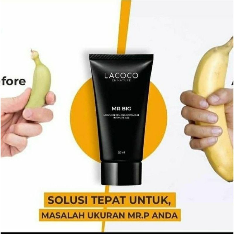 LACOCO MR BIG BY NASA 100% ORIGINAL OBAT BESAR PANJANG MR PE PRIA HERBAL @SEDIA GLUTACID PEMUTIH
