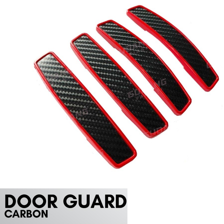 Pelindung Pintu Mobil 4 Pintu/Doorguard Karbon