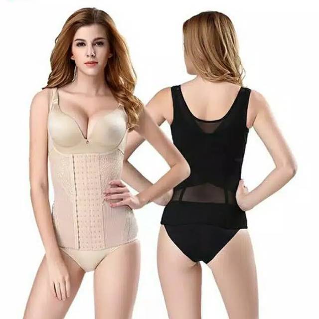 KORSET PELANGSING PERUT 6 ROWS - CORSET LONG TORSO HIGH QUALITY