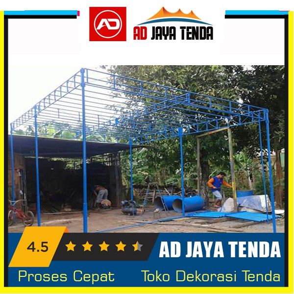 Jual Rangka Tenda Pesta Besi Kuat Kokoh Anti Karat Termurah Ad Jaya Tenda Shopee Indonesia