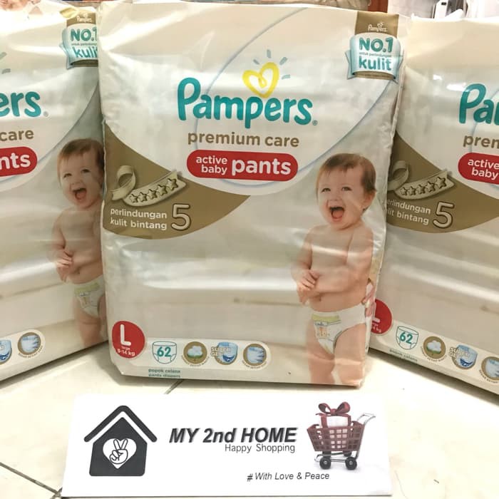 PROMO Pampers Premium Care Pants L62 / L isi 62