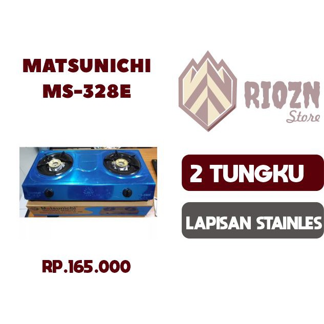 Kompor Gas 2 tungku Matsunichi MS-328E kompor gas 2 tungku murahh