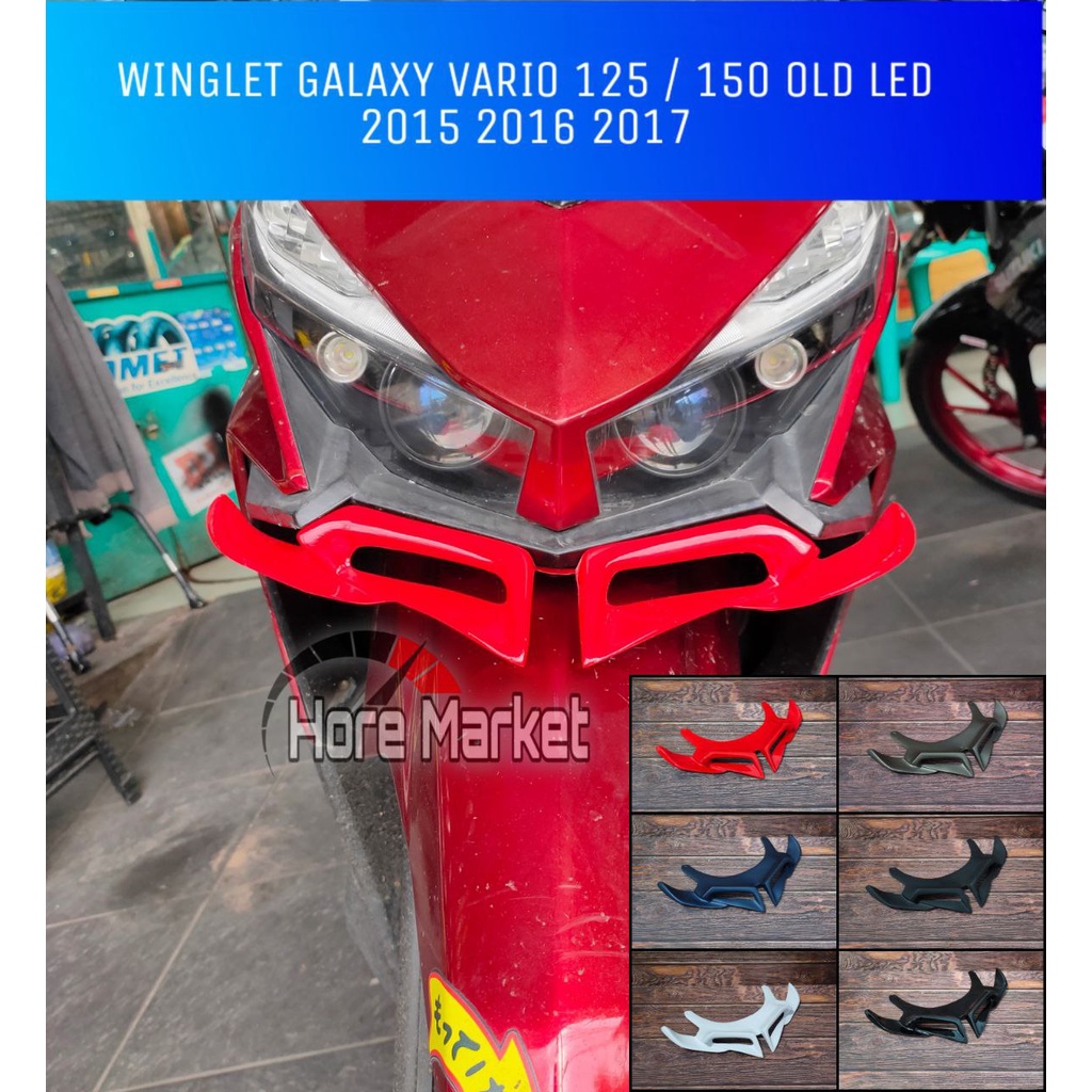 WINGLET VARIO 125 150 OLD LED 2015 2016 2017 WINGLET GALAXY